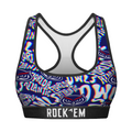 FAU Owls - Twisted Wordmark Women's Sports Bra