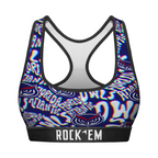 FAU Owls - Twisted Wordmark Women's Sports Bra