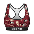 Florida State Seminoles - Logo All-Over Women's Sports Bra