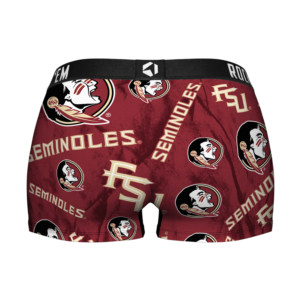 Florida State Seminoles - Logo All-Over Women's Boy Shorts