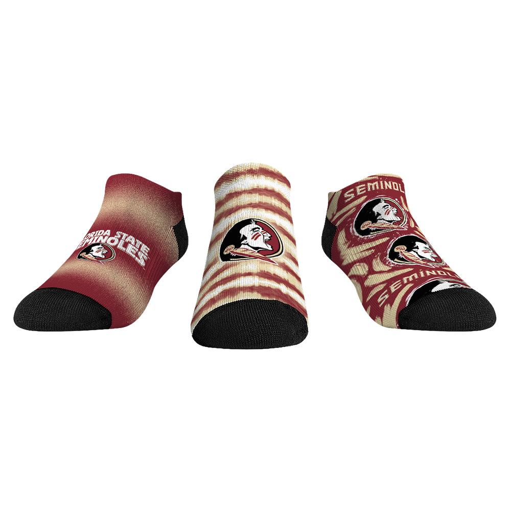 Florida State Seminoles - Low Cut - Make Some Noise (3-Pack) Socks