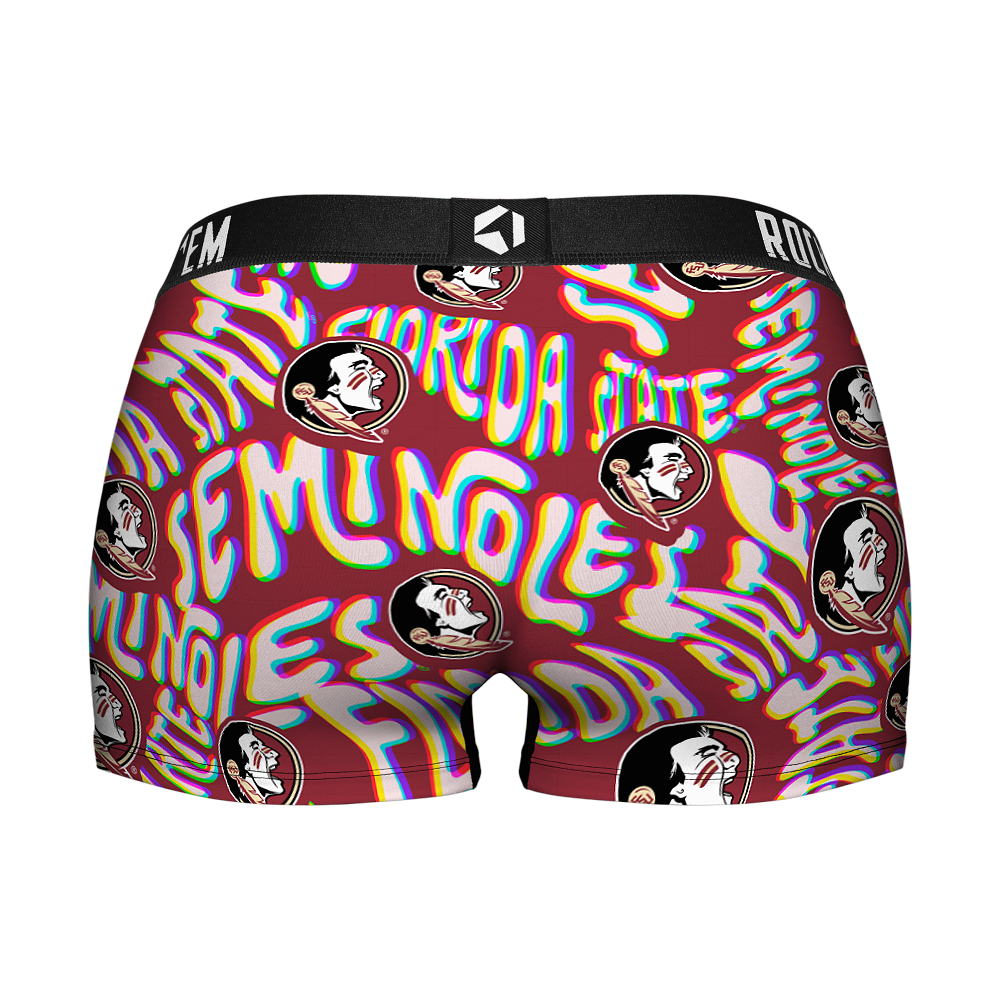 Florida State Seminoles - Twisted Wordmark Women's Boy Shorts