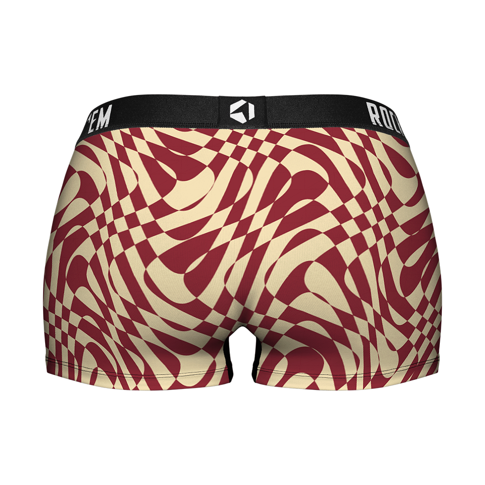 Florida State Seminoles - Wavy Checkers Women's Boy Shorts