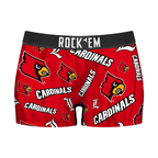 Louisville Cardinals - Logo All-Over Women's Boy Shorts