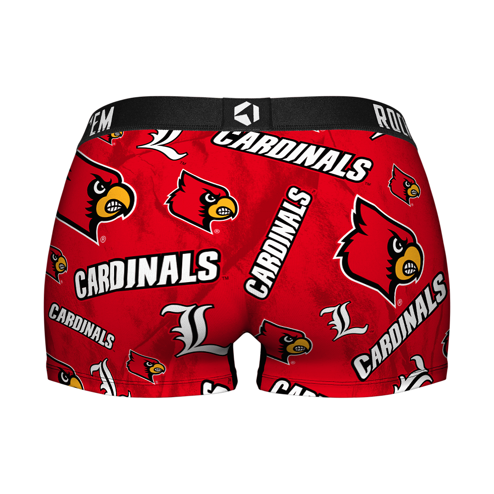 Louisville Cardinals - Logo All-Over Women's Boy Shorts