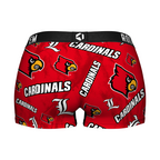 Louisville Cardinals - Logo All-Over Women's Boy Shorts