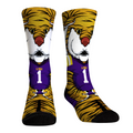 LSU Tigers - HyperOptic Mascot Crew Socks