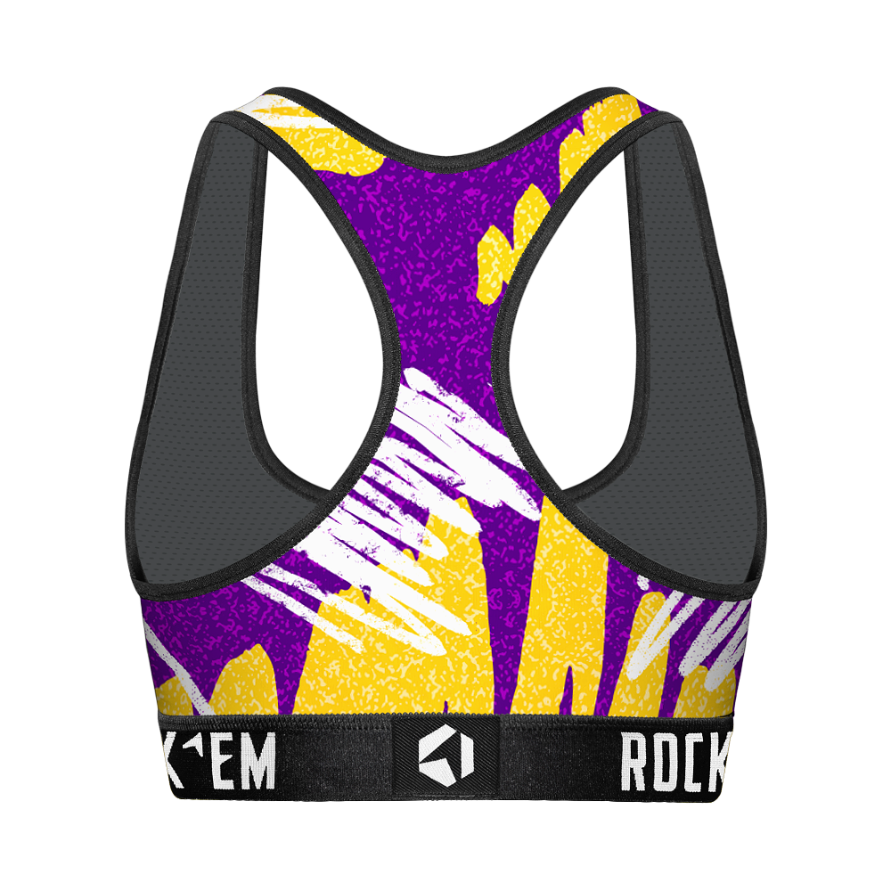LSU Tigers - Team Blast Women's Sports Bra