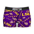 LSU Tigers - Logo All-Over Women's Boy Shorts