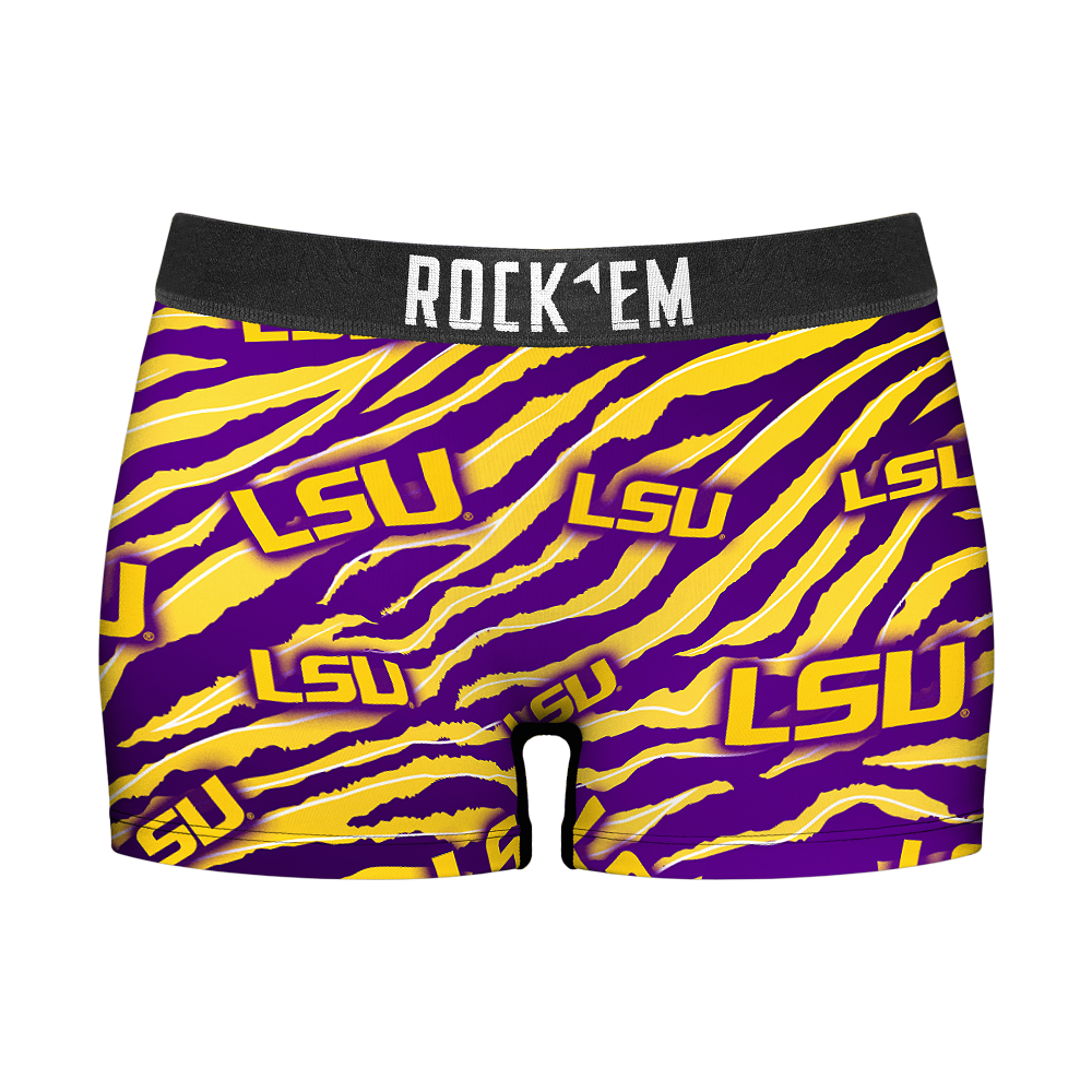 LSU Tigers - Tiger Stripes Women's Boy Shorts