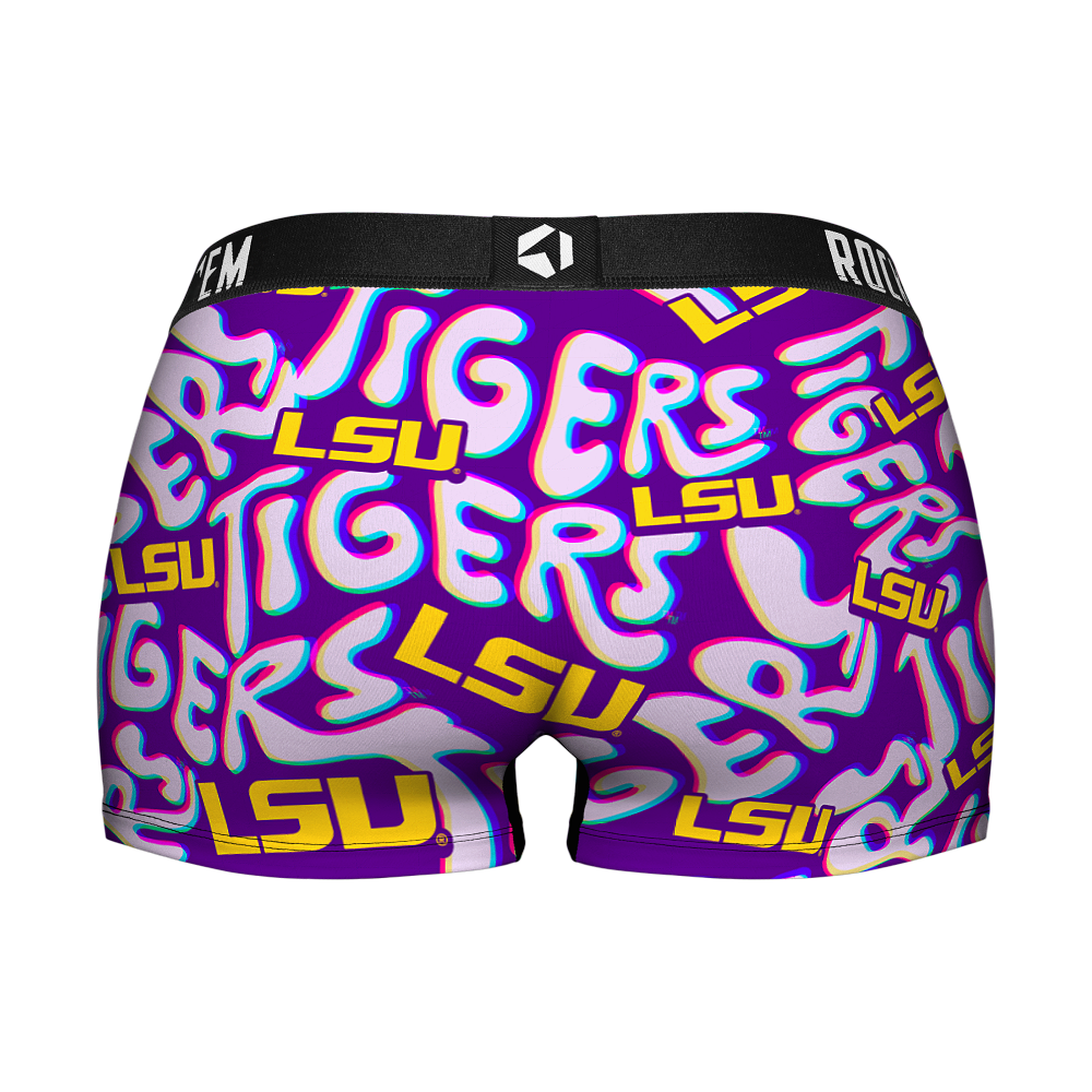 LSU Tigers - Twisted Wordmark Women's Boy Shorts