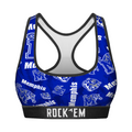 Memphis Tigers - Logo All-Over Women's Sports Bra