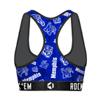 Memphis Tigers - Logo All-Over Women's Sports Bra