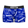 Memphis Tigers - Logo All-Over Women's Boy Shorts