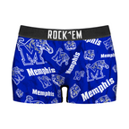 Memphis Tigers - Logo All-Over Women's Boy Shorts