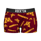 Minnesota Golden Gophers - Logo All-Over Women's Boy Shorts