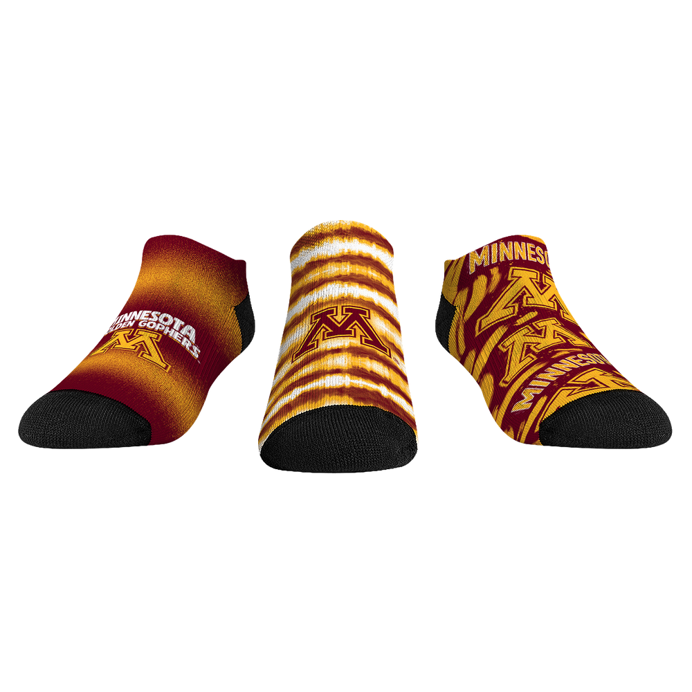 Minnesota Golden Gophers - Low Cut - Make Some Noise (3-Pack) Socks