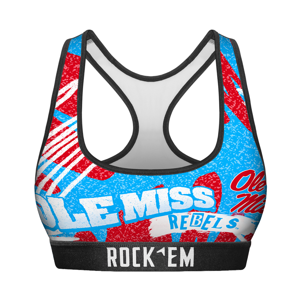 Ole Miss Rebels - Team Blast Women's Sports Bra