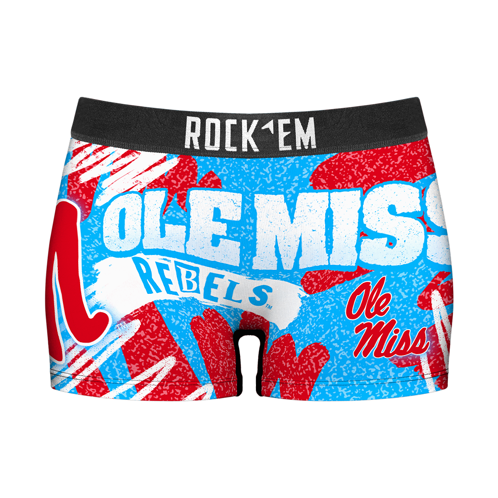 Ole Miss Rebels - Team Blast Women's Boy Shorts