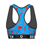 Ole Miss Rebels - Logo All-Over Women's Sports Bra