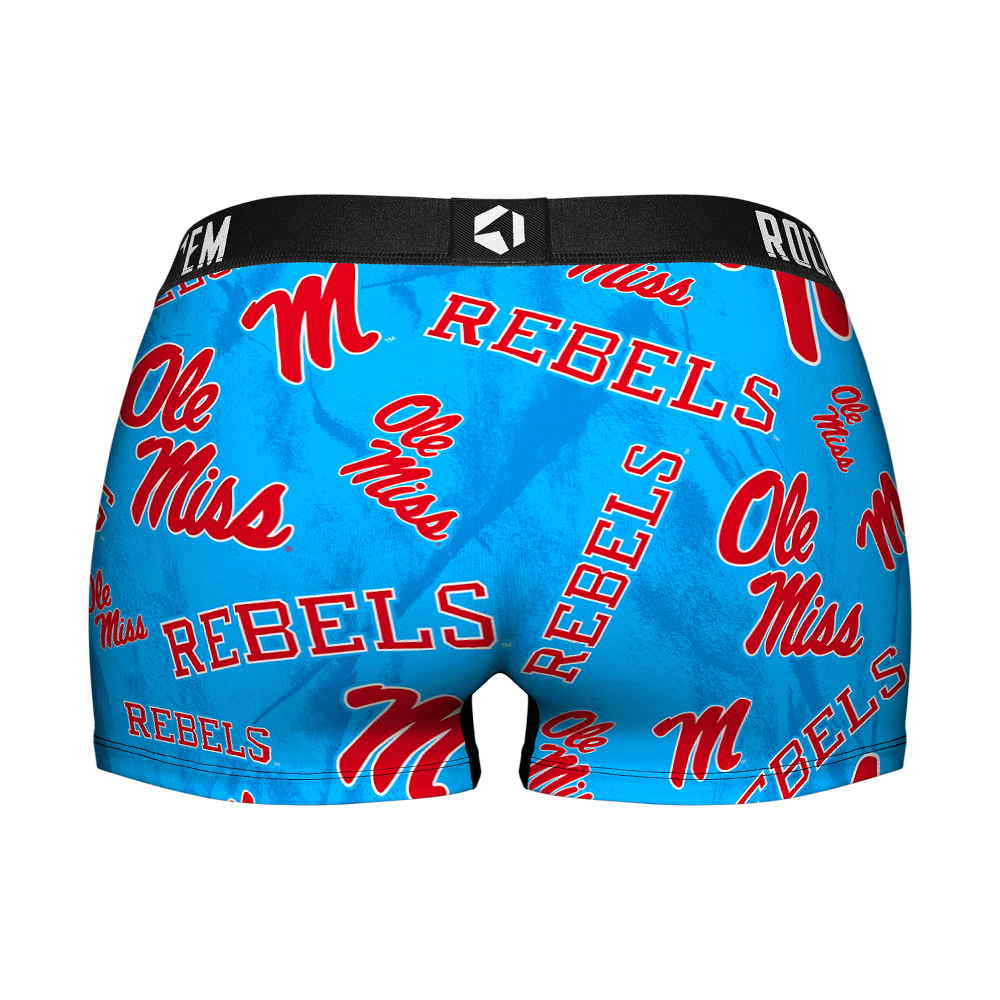 Ole Miss Rebels - Logo All-Over Women's Boy Shorts