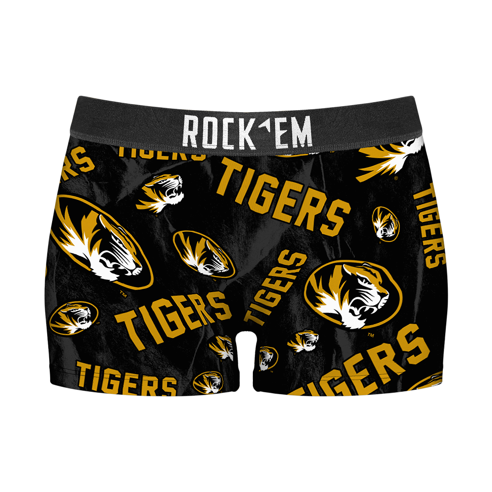 Missouri Tigers - Logo All-Over Women's Boy Shorts