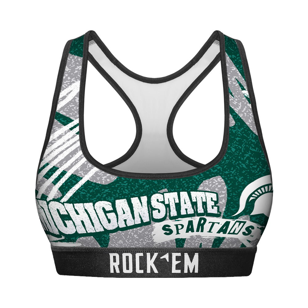 Michigan State Spartans - Team Blast Women's Sports Bra