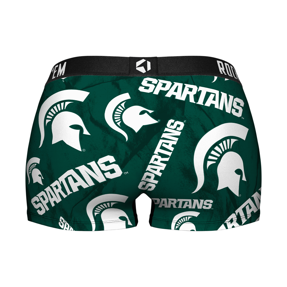 Michigan State Spartans - Logo All-Over Women's Boy Shorts