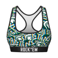 Michigan State Spartans - Twisted Wordmark Women's Sports Bra