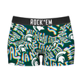 Michigan State Spartans - Twisted Wordmark Women's Boy Shorts