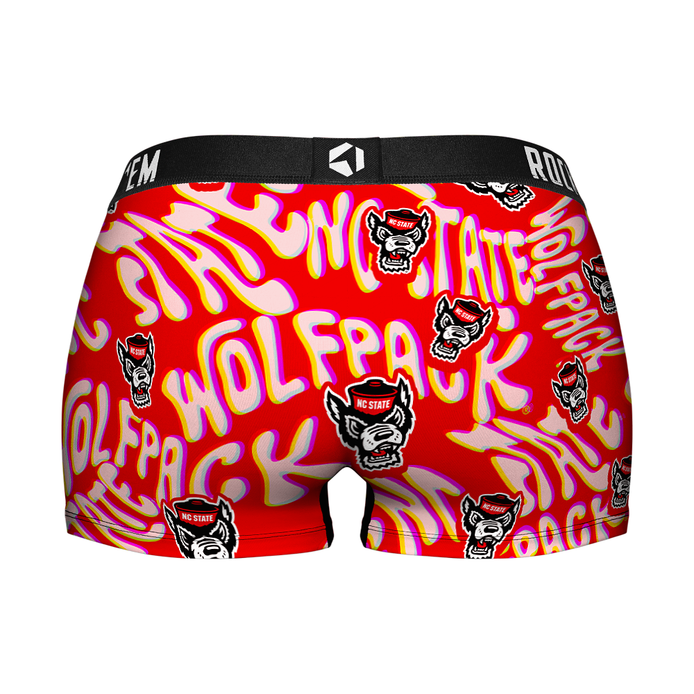 NC State Wolfpack - Twisted Wordmark Women's Boy Shorts