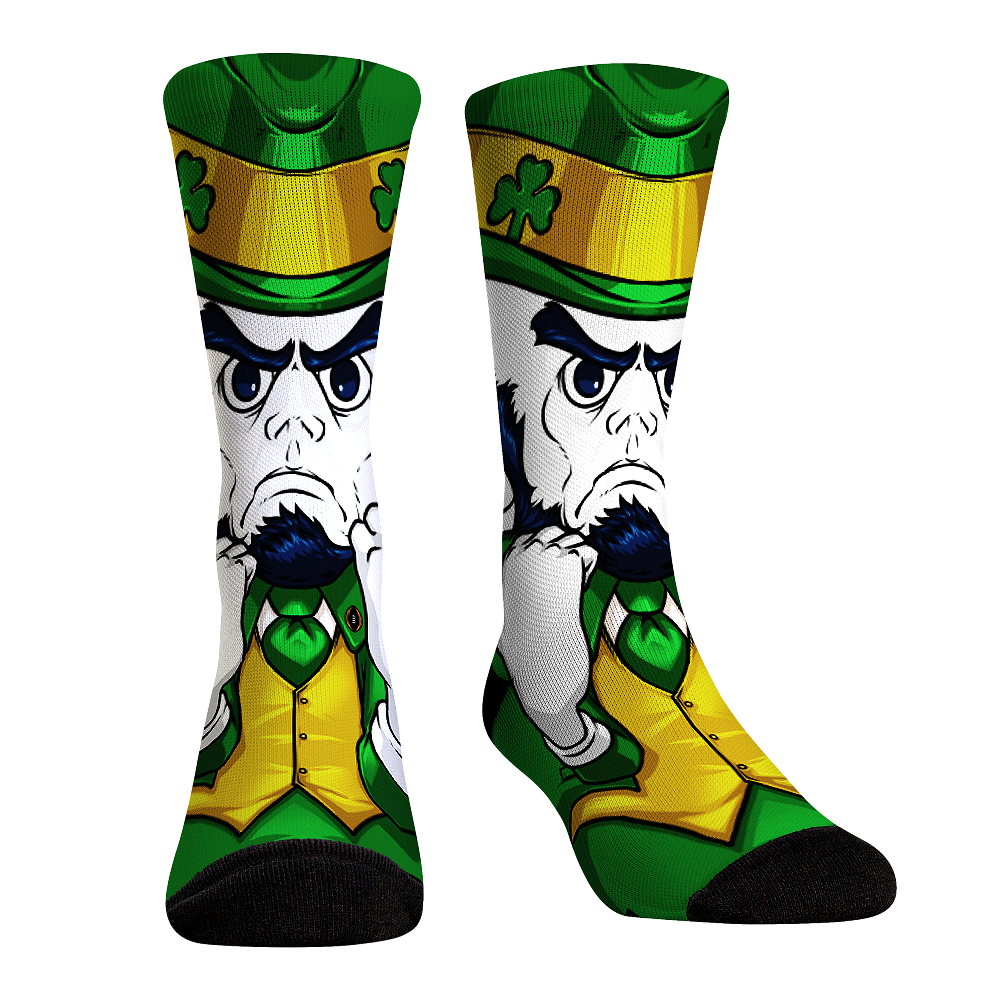 Notre Dame Fighting Irish - CFP HyperOptic Mascot Crew Socks