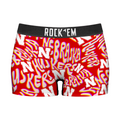 Nebraska Huskers - Twisted Wordmark Women's Boy Shorts