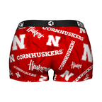 Nebraska Huskers - Logo All-Over Women's Boy Shorts