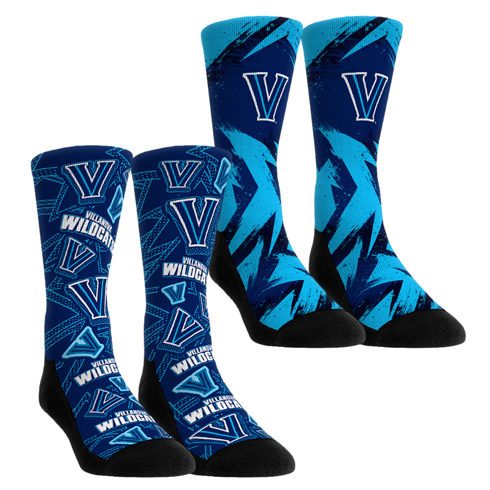 Villanova Wildcats - Game Day 2-Pack Crew Socks
