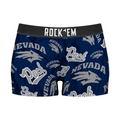Nevada Wolf Pack - Logo All-Over Women's Boy Shorts
