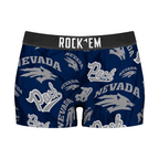 Nevada Wolf Pack - Logo All-Over Women's Boy Shorts