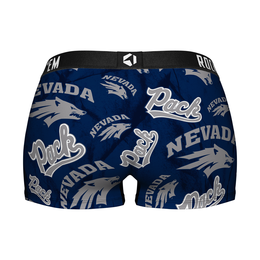 Nevada Wolf Pack - Logo All-Over Women's Boy Shorts