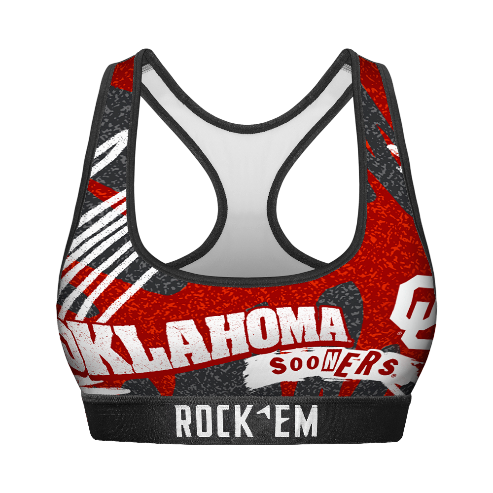 Oklahoma Sooners - Team Blast Women's Sports Bra