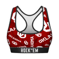 Oklahoma Sooners - Logo All-Over Women's Sports Bra