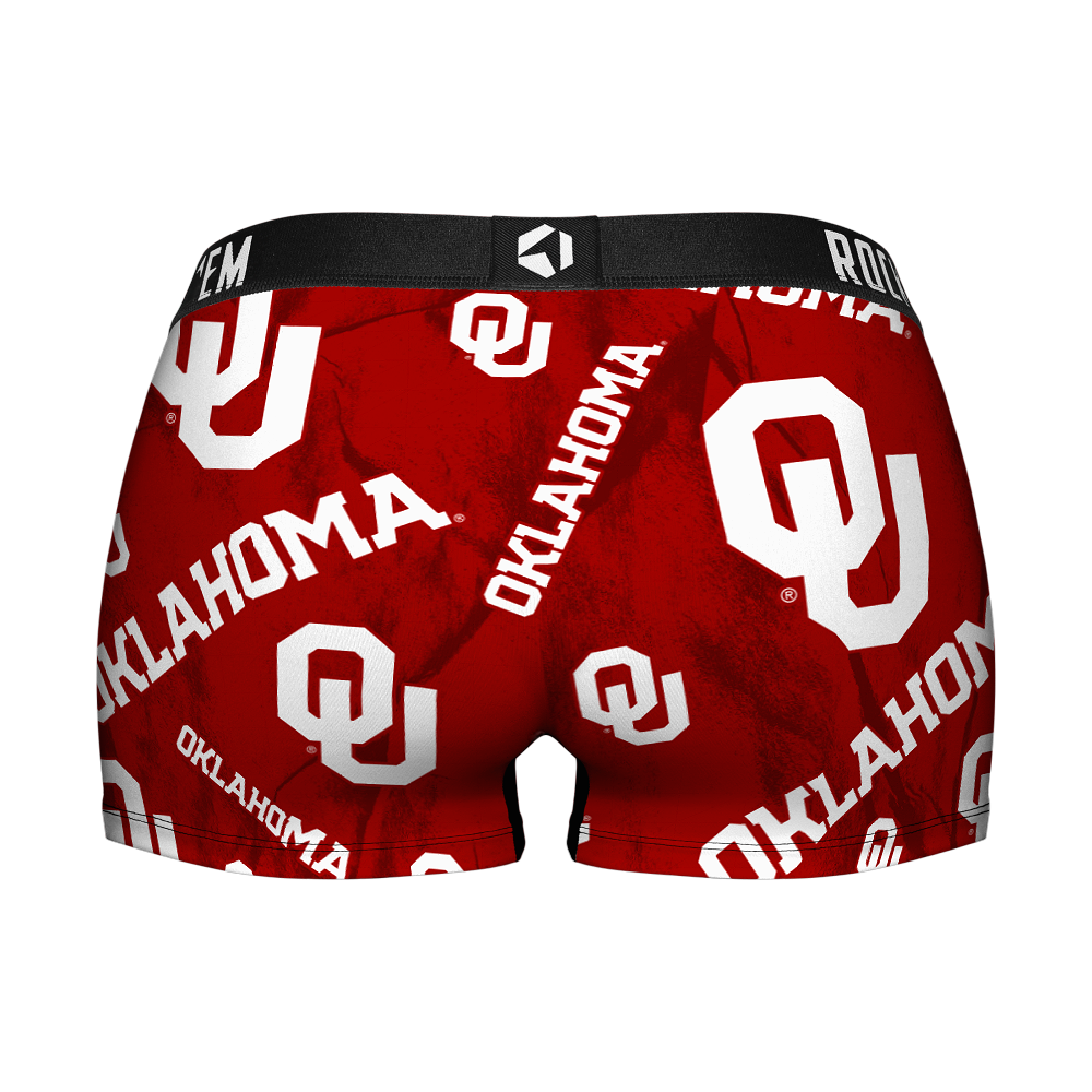 Oklahoma Sooners - Logo All-Over Women's Boy Shorts