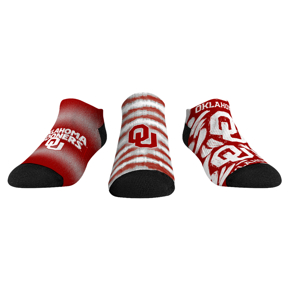 Oklahoma Sooners - Low Cut - Make Some Noise (3-Pack) Socks