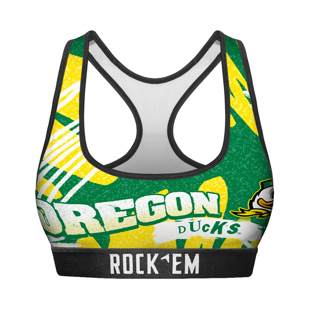 Oregon Ducks - Team Blast Women's Sports Bra