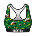 Oregon Ducks - Logo All-Over Women's Sports Bra