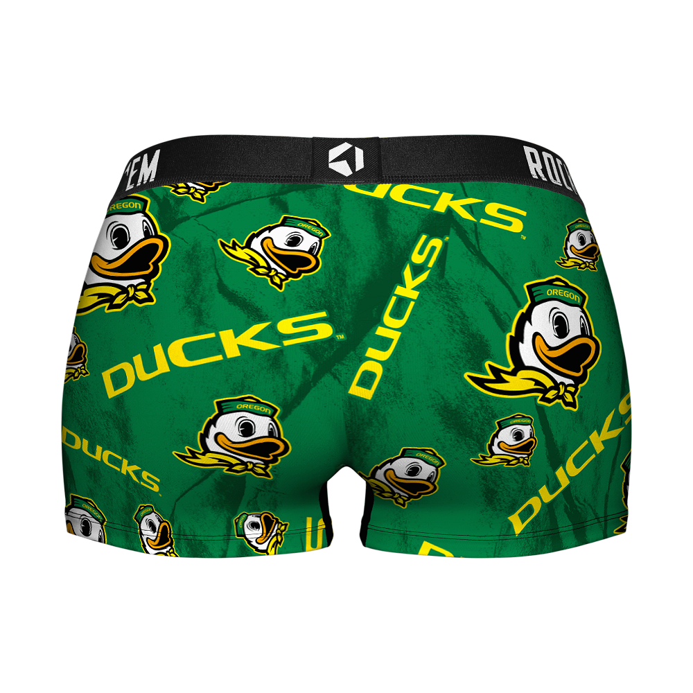 Oregon Ducks - Logo All-Over Women's Boy Shorts