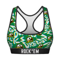 Oregon Ducks - Twisted Wordmark Women's Sports Bra