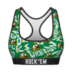 Oregon Ducks - Twisted Wordmark Women's Sports Bra