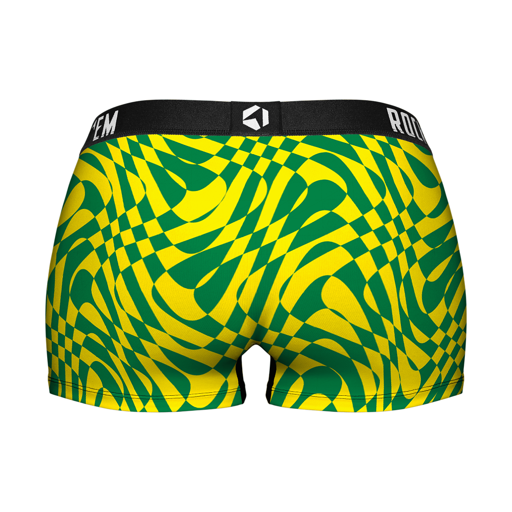 Oregon Ducks - Wavy Checkers Women's Boy Shorts