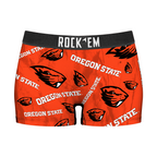 Oregon State Beavers - Logo All-Over Women's Boy Shorts