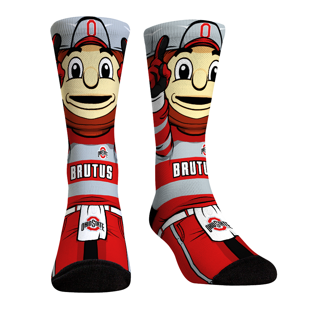 Ohio State Buckeyes - HyperOptic Mascot Crew Socks